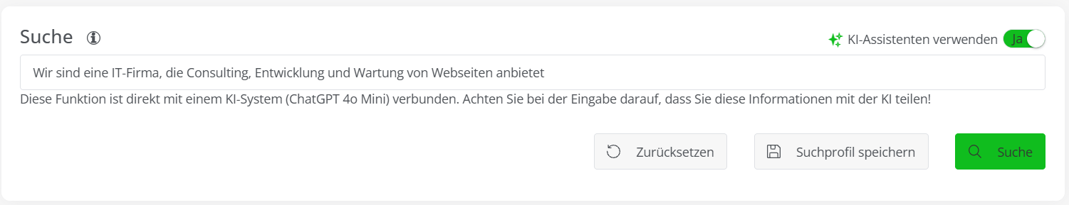 ANKOE Vergabeportal KI-Suche 2026